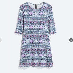 Patterned Knit Dress with Pockets!